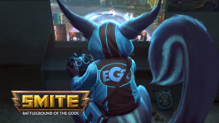 Cartoon fox girl squirrel gun - a video game free wallpaper