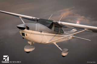 Small airplane cloudy sky wing - a light free wallpaper