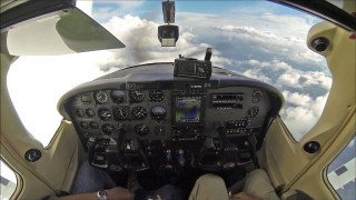 Cockpit view inside plane window - inside free wallpaper