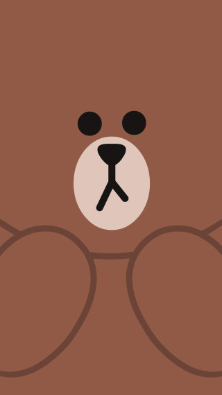 Brown teddy bear big nose - a black nose free wallpaper