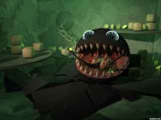 Cartoon character mouth teeth green - chris labrooy free wallpaper