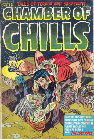 Woman man comic book cover - free halloween wallpaper