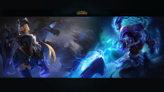 Women armor dark background blue - a blue flame free wallpaper