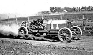 Vintage man driving car dirt - a dirt road free wallpaper