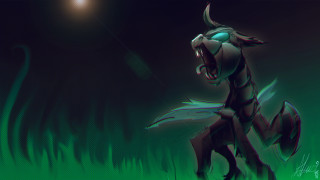 Dragon dark forest night bright - night free wallpaper