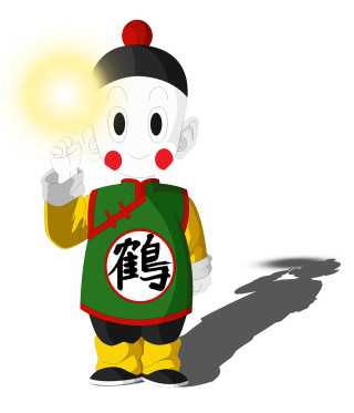 Cartoon character light bulb bag - free 3d render wallpaper