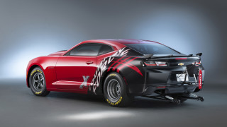 Red sports car black yellow - side profile free wallpaper