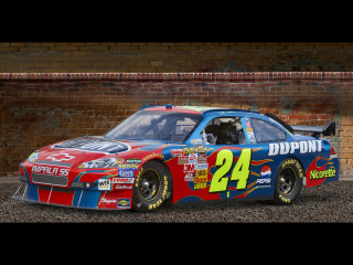 Red blue car number brick - a number free wallpaper