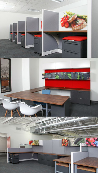 Office furniture variety positions colors - enguerrand quarton free wallpaper