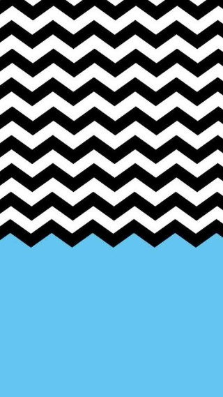 Blue black white background zigzag - abstract illusionism free wallpaper