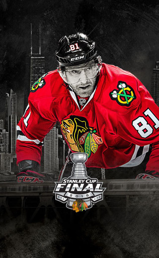 Hockey player trophy city black - his hand and a city in the background free wallpaper