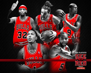 Basketball team red uniforms black - madhouse free wallpaper