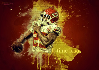 Football player holding football red - dennis flanders free wallpaper