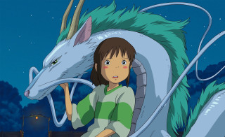 Girl dragon ashitaka moon night - her shoulder free wallpaper