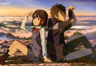 Couple people rocky hillside sitting - rocky free wallpaper