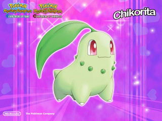 Cartoon character green leaf pink - a green leaf free wallpaper