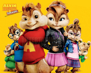 Chipmunks glasses man woman poster - a pink dress free wallpaper for desktop
