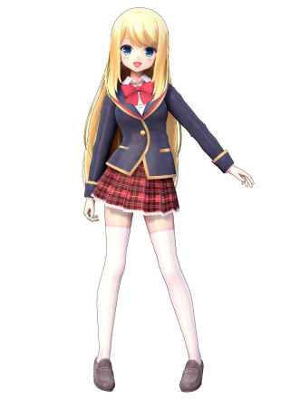 Girl school uniform arms out - hint of yayoi kasuma free wallpaper