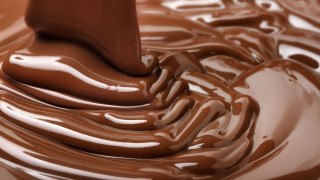Chocolate swirl spatula center bottom - melting free wallpaper