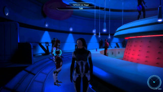 Futuristic woman space setting sci - mass effect free wallpaper
