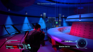 Man room couch table neon - mass effect free wallpaper
