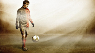 Man soccer ball field light - a spotlight behind free wallpaper