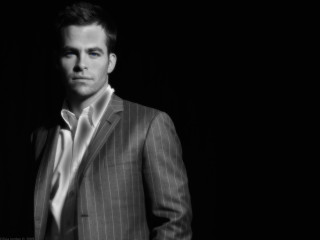 Man suit tie dark room 5 - christopher rush free wallpaper