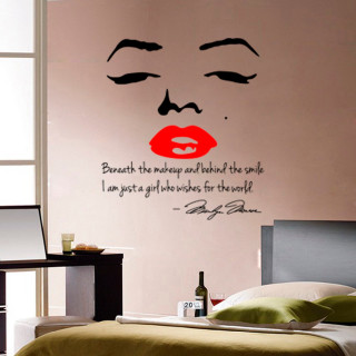 Bedroom breathe noise smile wall - brush stroke free wallpaper