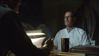 Man sitting desk book lamp - doc hammer free wallpaper