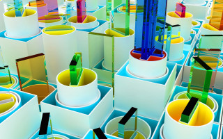 Cups pens markers stack colorful - different color and shapes free wallpaper