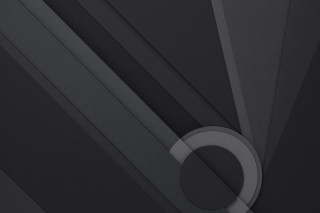 Black white cellphone circular button - bauhau free wallpaper