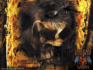 Skull flames demon eye background - christopher moeller free wallpaper