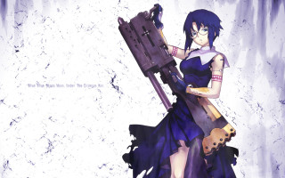 Woman blue dress large object - a large object free wallpaper