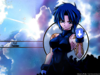 Anime character blue cross blue - blue star free wallpaper