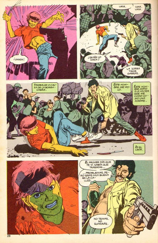 Comic strip gun multiple boys - a comic strip free wallpaper