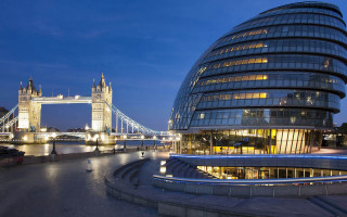 Building tower bridge nighttime lights - christopher wren free wallpaper