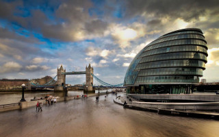 Wren tower bridge cityscape sunset - christopher wren free wallpaper