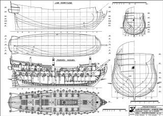 Boat hull plan stern drawing - detailed free wallpaper