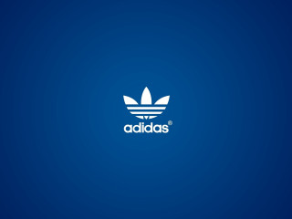 Blue background white adidas logo 5 - wallpaper free wallpaper