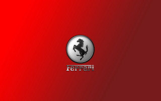 Red background ferrari logo red - international typographic style free wallpaper