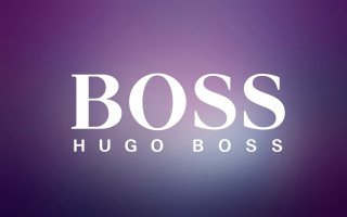 Purple background boss white letters - white letter free wallpaper