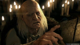 Man long hair beard pointing - bloodborne free wallpaper