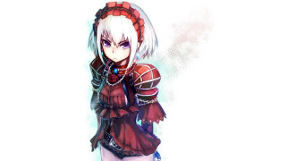 Woman red dress red bow 2 - a red bow free wallpaper