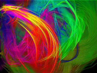 Colorful abstract painting black green - albert irvin free wallpaper