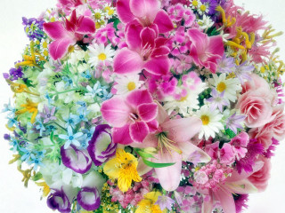 Bouquet flowers vase table white - a bouquet of flowers free wallpaper