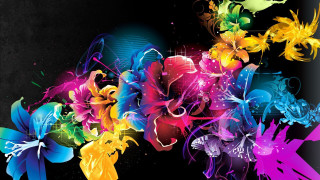 Colorful flower psychedelic vivid constellation - vivid free wallpaper