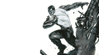 Snowboarder cyborg white shirt in - his hands out free wallpaper