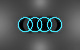 Blue neon light black wall - gradient light blue free wallpaper