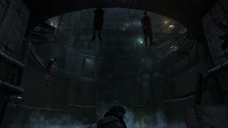 Dark room people hanging ceiling - craig mullins free wallpaper
