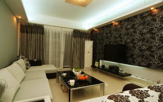 Living room couch cozy interior 5 - curtain free wallpaper